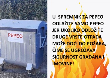 U Pazinu su postavljeni spremnici za odlaganje pepela